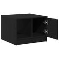 vidaXL Konferenčný stolík Čierny dub 50 x 50 x 36 cm Kompozitné drevo