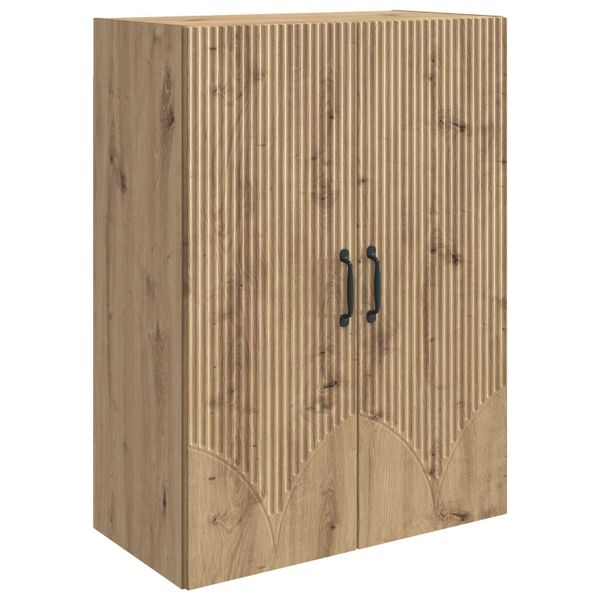 vidaXL Nástenná skrinka Dub artisan 66 x 34,5 x 90 cm Kompozitné drevo