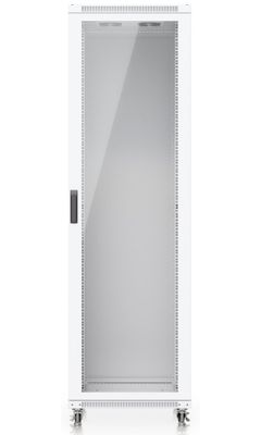 Ubiquiti UniFi 42U Rack Cabinet 800 Glass - Stojanový rozvaděč, výška 42U, ventilátory, prosklené dveře Serverový rack, 42U, 800 mm, prosklené dvere, vestavené ventilátory, nosnost 800 kg, zámky, bílý