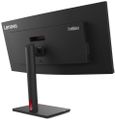 Lenovo ThinkVision/T34w-30/34"/VA/3440x1440/60Hz/6ms/Black/3R LED monitor, prohnutý, 34", VA, 3440×1440, 21:9, 350cd/m2, 3000:1, 4ms, HDMI, DisplayPort, 4× USB, USB-C, LAN, VESA, černý, en. t