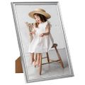 vidaXL Fotorámiky na stenu alebo stôl 5 ks strieborné 29,7x42 cm