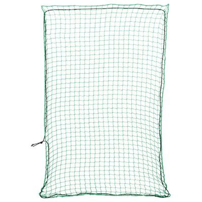 vidaXL Sieť na prívesný vozík s elastickým lanom, zelená 3x2 m, PP