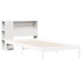 vidaXL Čelo postele s úložným priestorom biele 90 cm borovica