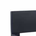 vidaXL Posteľný rám s LED, čierny, umelá koža 100x200 cm