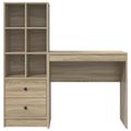 vidaXL Stôl Sonoma dub 125,5 x 40 x 127 cm 2 ks