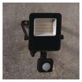 LED reflektor VISIO s pohybovým čidlom, 20 W, neutrálna biela, čierný