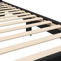 vidaXL Rám postele s čelom Čierny dub 80 x 200 cm Kompozitné drevo