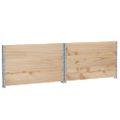 vidaXL Paletové ohrádky 3 ks 100x100 cm borovicový masív