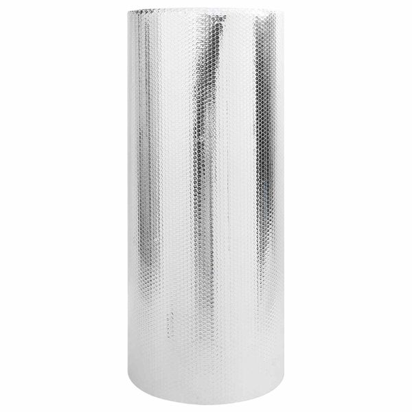vidaXL Reflexná fólia za radiátor Strieborná 30 x 1 m Polyetylén