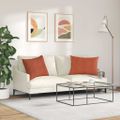vidaXL Vankúše na pohovku 2 pcs Červenooranžová 70 x 50 cm