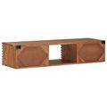 vidaXL TV skrinka s úložiskom s dverami Prírodná 105 x 30 x 22,5 cm