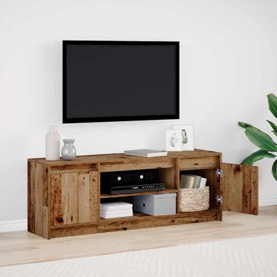 vidaXL TV jednotky Hnedá 139,5 x 34 x 50 cm Kompozitné drevo