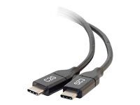 USB 2.0 (5A) - M/M USB Type C Cable - Black - USB kábel - USB-C (M) do USB-C (M) - USB 2.0 - 5 A - 3 m - čierna