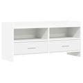vidaXL TV skrinka 100 x 33 x 47 cm Biela Kompozitné drevo