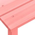 vidaXL Záhradná stolička Adirondack so stolíkom jedľový masív ružová