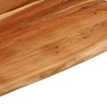 vidaXL Stolová doska 100x80x3,8 cm obdĺžnik akáciový masív živá hrana