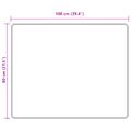 vidaXL Behúň MARSA Sivá 80 x 100 cm Polyester a PVC