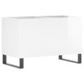 vidaXL Skrinka na platne lesklá biela 74,5x38x48 cm kompozitné drevo