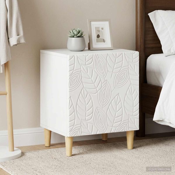 vidaXL Nočný stolík 2 ks Biela 43 x 34,5 x 50 cm Kompozitné drevo