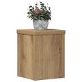 vidaXL Stojany na rastliny 2 ks dub artisan 15x15x20 cm kompoz. drevo