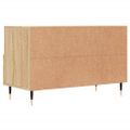 vidaXL TV skrinka dub sonoma 80x36x50 cm spracované drevo