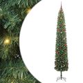 vidaXL Umelý vianočný stromček Zelená 300 cm PVC, oceľ a plast