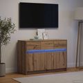 vidaXL TV skrinka 91 x 34 x 61 cm Dub artisan Kompozitné drevo