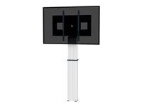 Držiak - motorizovaný - strieborná, RAL 9006 - veľkosť obrazovky: 42"-100" - montáž na stenu