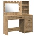 vidaXL Toaletný stolík 2 ks Hnedá 78.5 x 41 x 135 cm Kompozitné drevo