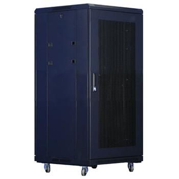 XtendLan 18U/600x1000 stojanový, černý, perforované dveře a záda Rozvadec, 19", stojanový, rozebíratelný, výška 18U, 600×1000, perforované dvere a záda, vcetne zemnicu, cerný