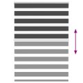 vidaXL Zebra roleta čierna 105x150 cm šírka látky 100,9cm polyester
