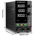 GVDA SPPS-C3010C, Regulovateľný zdroj, 0-30V/0-10A