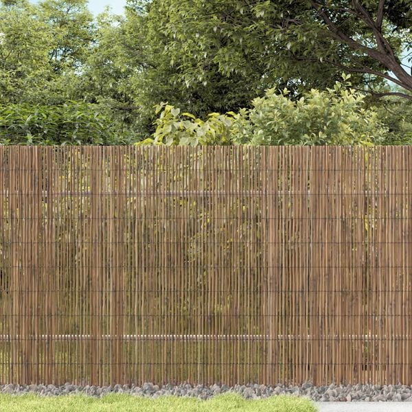 vidaXL Záhradný plot 600x90 cm trstina