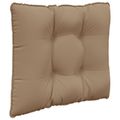vidaXL Vankúš na vonkajšiu pohovku Polyester Sivohnedá 50,5 x 50,5 cm
