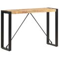 vidaXL Konzolový stolík 110x35x76 cm mangovníkový masív