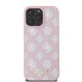 Obal Guess pre iPhone 16 Pro Max 6,9" GUHMP16XPGPYSP ružový tvrdý obal Peony Script MagSafe