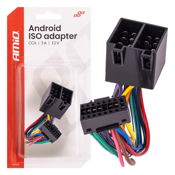 Adaptér rádiový ISO CCA 5A 12V AMiO-04442