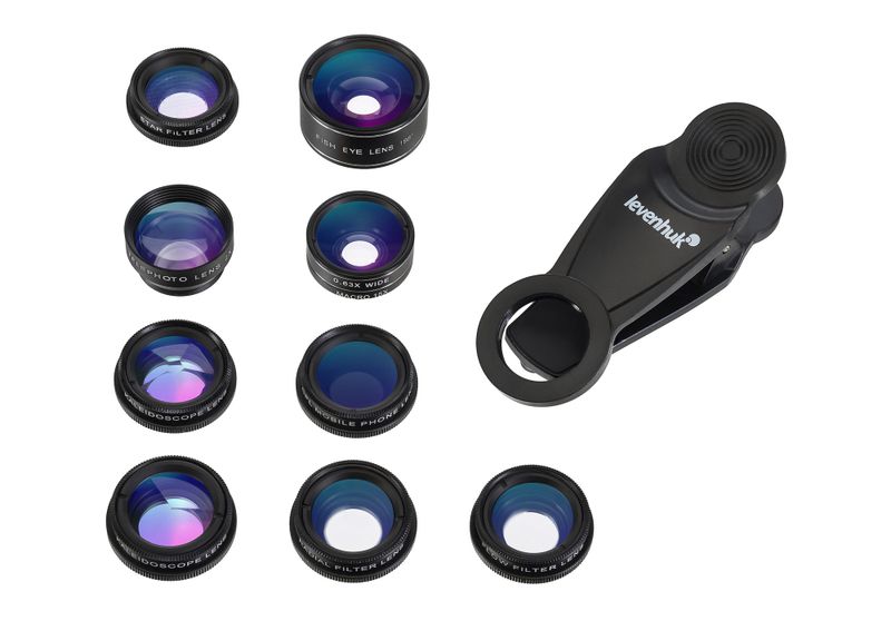 Sada objektívov pre smartphony Levenhuk Lens S10
