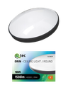 LED stropné svietidlo Q-235CP 18W 4000K ø30cm/kruhové čierne QTEC