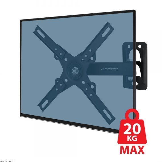 Držiak TV Esperanza HORUS 12"-50" Držák TV Esperanza HORUS 12"-50"