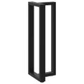 vidaXL Nohy barového stola v tvare T, 2 ks, čierne, 40x35x(110-111) cm, oceľové