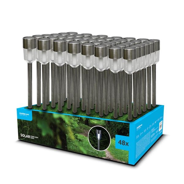 Modee záhradná solárna LED lampa GS033 36cm, AA 200 mAh (ML-GS033)