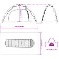 vidaXL Stan so strechou s úložiskom Šedá a čierna 236 x 150 x 136 cm