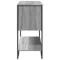 vidaXL Konzolový stolík sivý sonoma 100x35x74,5 cm kompozitné drevo