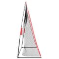 vidaXL Pomôcka na tréning golfu Čierna 314 x 92 x 214 cm Polyester