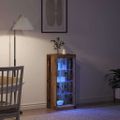 vidaXL LED komoda Staré drevo 41 x 37 x 100 cm Kompozitné drevo