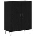 vidaXL Highboard Čierny dub 69,5 x 34 x 180 cm Kompozitné drevo