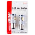 LED žiarovky CANBUS 3020 24SMD 1157 BAY15D P21/5W biela 12V/24V AMiO-02798