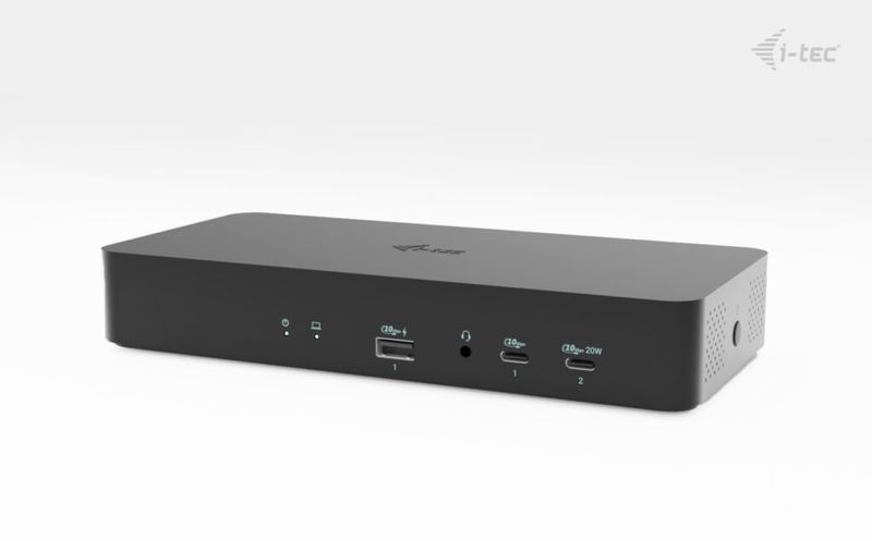 i-tec Universal Intelligent Dual Display Docking Station, Power Delivery 100W