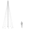 vidaXL Vianočný stromček so špicom 3000 teplých bielych LED 800 cm
